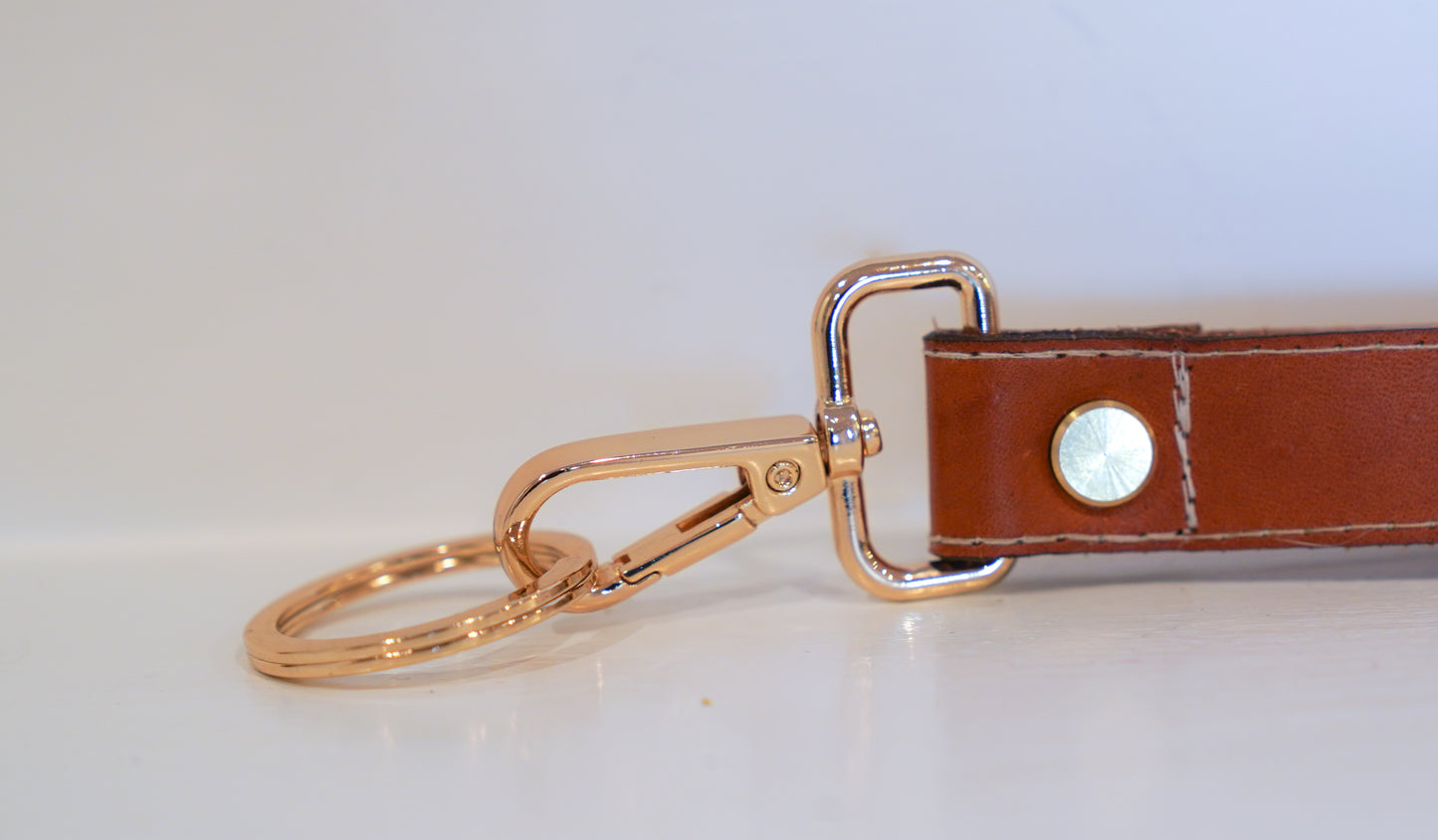 Custom Leather Lanyard