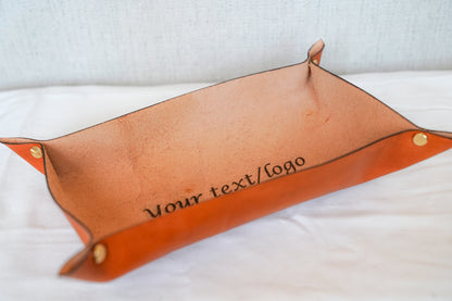 Leather Valet Tray